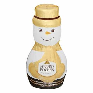 Ferrero Rocher Hollow Milk Chocolate and Hazelnut Snowman