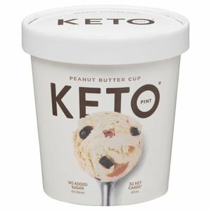 Keto Pint Ice Cream, Peanut Butter Cup