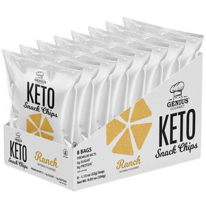 Genius Gourmet Keto Snack Chips, Ranch