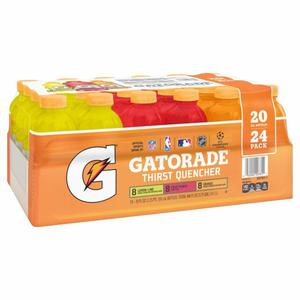 Gatorade Thirst Quencher, Lemon-Lime/Fruit Punch/Orange, 24 Pack