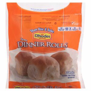 Rhodes Bake-N-Serv Thaw, Rise & Bake Dinner Rolls, Yeast