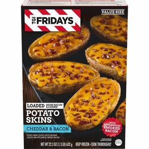 Tgif Loaded Cheddar & Bacon Potato Skins