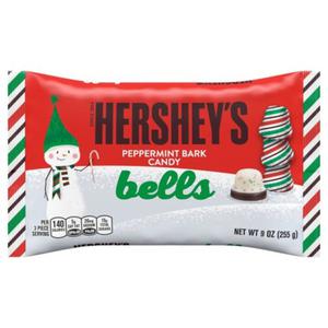 Hershey Mint Candy, Milk Chocolate, Peppermint, Peppermint Bells, Holiday Candy