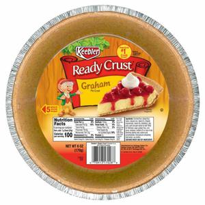 Keebler - Crusts Ingredients Pie Crust, Graham Cracker, 9-Inch, No-Bake, Ready to Use