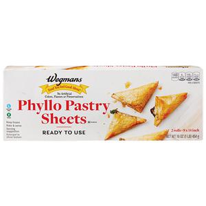 Wegmans Ready To Use Phyllo Pastry Sheets, 2 Rolls