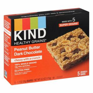 KIND Healthy Grains Granola Bars, Peanut Butter Dark Chocolate