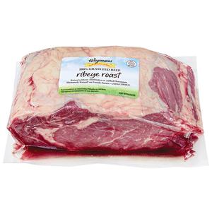 Wegmans 100% Grass Fed Beef, Ribeye Roast