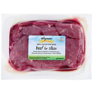 Wegmans 100% Grass Fed Beef for Stew