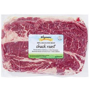 Wegmans 100% Grass Fed Beef Chuck Roast