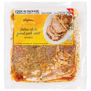 Wegmans Italian Style Fennel Pork, Cook in Bag, Small