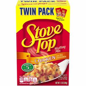 Kraft Stove Top Twin Pack Stuffing Mix For Chicken