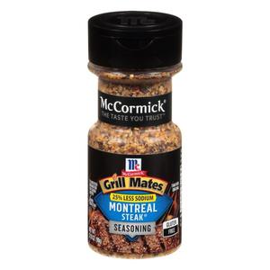 McCormick® Grill Mates® Grill Mates Seasoning, 25% Less Sodium, Montreal Steak