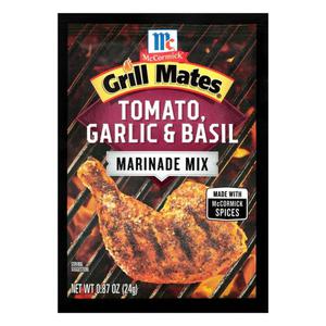 McCormick® Grill Mates® Grill Mates Marinade Mix, Tomato, Garlic & Basil