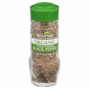 McCormick Gourmet™  Organic Coarse Grind Black Pepper