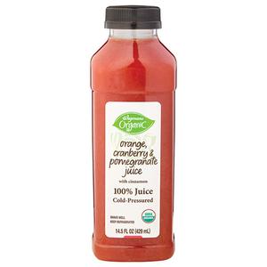 Wegmans Juice, Orange, Cranberry, Pomegranate, Cold Pressed