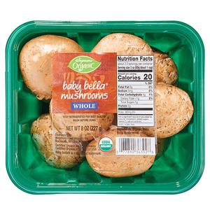 Wegmans Organic Whole Baby Bella Mushrooms