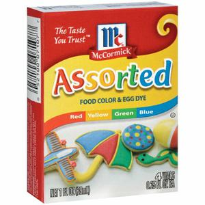 McCormick®  Food Color & Egg Dye, Assorted