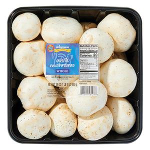 Wegmans Whole White Mushrooms, FAMILY PACK