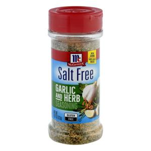 McCormick®  Seasoning, Garlic and Herb, Salt Free