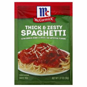 McCormick®  Sauce Mix, Spaghetti, Thick & Zesty