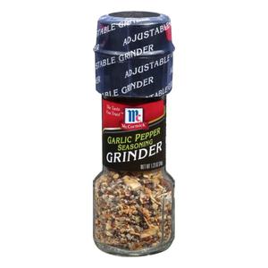 McCormick®  Grinder Seasoning, Garlic Pepper, Adjustable