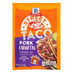 McCormick®  Street Taco Seasoning Mix, Pork Carnitas