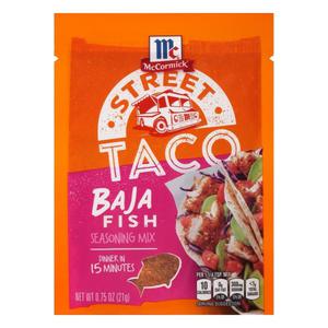 McCormick®  Street Taco Seasoning Mix, Baja Fish