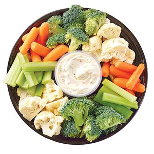 Wegmans Ranch Vegetables Tray for 2