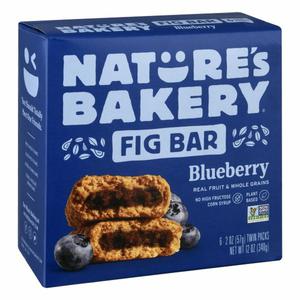 Nature's Bakery Fig Bars, Blueberry, Twin Pack