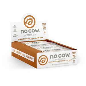 No Cow Protein Bars, Peanut Butter Chocolate Chip, 12 Pack