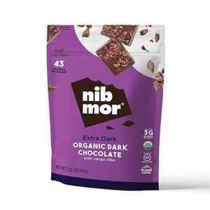 Nib Mor Organic Dark Chocolate, Extra Dark