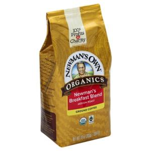 Newman's Own Organics. Organics Coffee, Ground, Medium Roast, Newman's Breakfast Blend