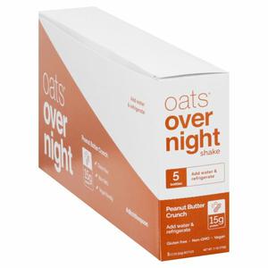 Oats Overnight Shake, Peanut Butter Crunch, 5 Pack