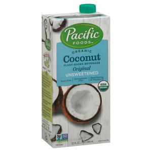 Pacific Coconut Beverage, Organic, Unsweetened, Original