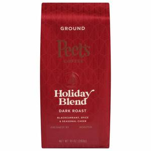 Peet's Coffee Coffee, Ground, Dark Roast, Holiday Blend