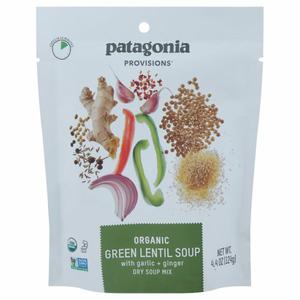 Patagonia Provisions Soup Mix, Dry, Organic, Green Lentil Soup