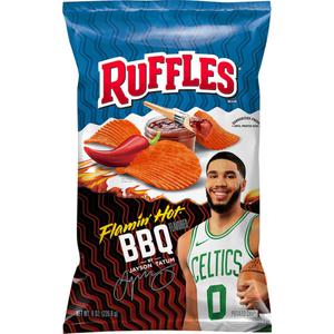 Ruffles Potato Chips, Flamin' Hot BBQ Flavored