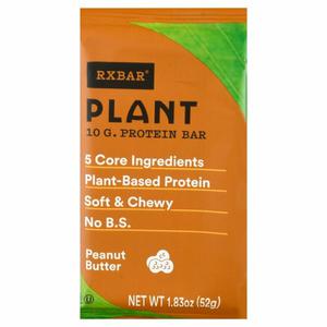 RXBAR Protein Bar, Plant, Peanut Butter