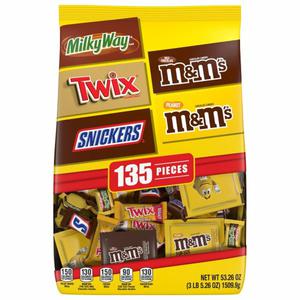 Snickers, M&m's, Twix, & Milky Way Candy, Assorted