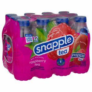 Snapple Tea, Raspberry, 12 Pack