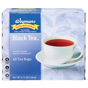 Wegmans Black Tea Bags, 48 Tea Bags