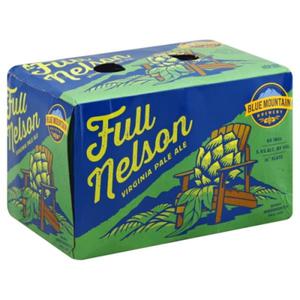 Mountain Country Beer, Virginia Pale Ale, Full Nelson 6/12 oz cans