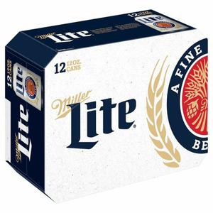 Miller Lite Lite Beer  12/12 oz cans