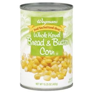 Wegmans Whole Kernel Bread & Butter Corn