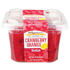 Wegmans Cranberry Orange Relish