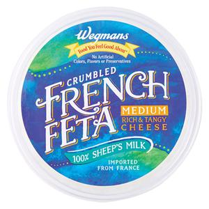 Wegmans French Feta Cheese -Crumbled