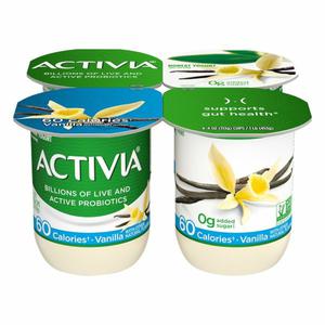 Activia Yogurt, Nonfat, Vanilla Flavor