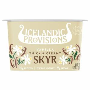 Icelandic Provisions Skyr, Low Fat, Vanilla, Thick & Creamy