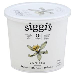 siggi's Siggi's Yogurt, Non-Fat, Icelandic Style Skyr, Strained, Vanilla