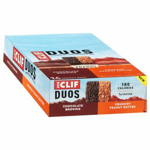 Clif Bar CLIF BAR Duos Energy Bars, Chocolate Brownie, Crunchy Peanut Butter